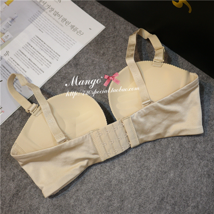 1/2 cốc nửa phiên bản nâng cấp NB in ​​áo ngực liền mạch một mảnh mà không có vành tập hợp túi dầu đặt đồ lót quan lot nu