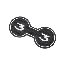 Suitable for Tesla Refresh 3 central water coaster ModelY soft rubber coaster non-slip and wear-resistant car interior modification
