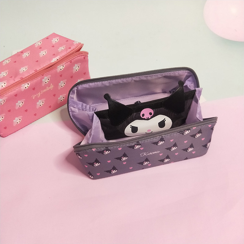 (April 16 Upper New Required) Cuomo Mimeleti Yugui Dog Makeup Bag Rectangular Open