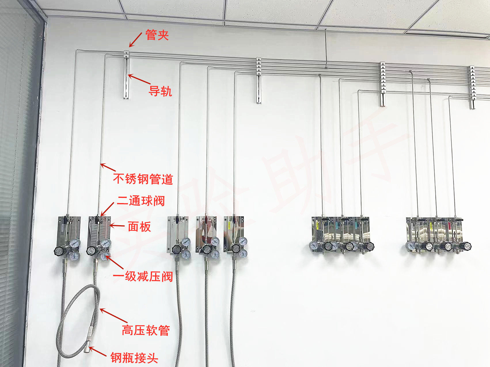 气路配件表齐全配料表 钢瓶支架接头气管开关焊接支架管夹