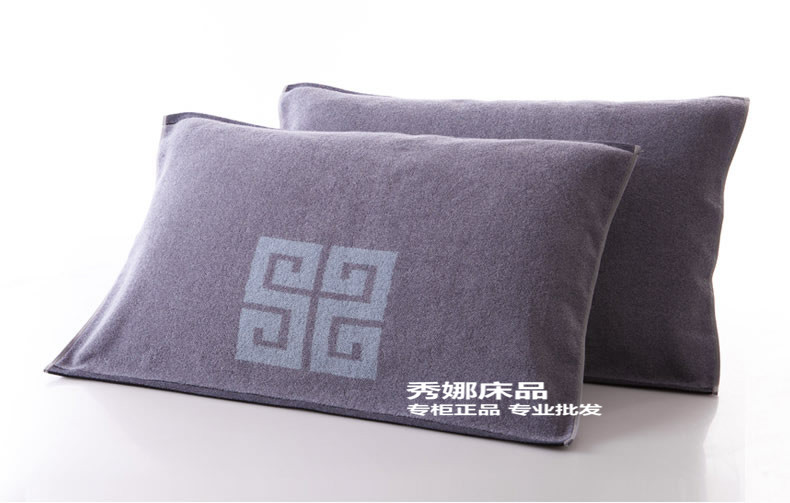 Ưu đãi đặc biệt Khăn bông vàng Bông cotton mềm mịn dày dày tốt lành sao chép khăn gối khăn trải gối