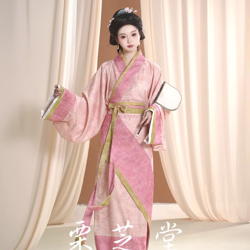 New Release｜Lizhitang Original【Wen Ying】Curved Skirt Hanfu Inspired by the Mawangdui Hanfu, Dance Short Play for Learning to Walk in the Style of Han Dynasty