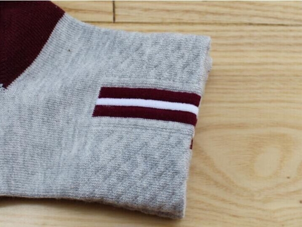 Chạy bằng vải cotton thoáng khí vớ nam vớ thể thao vớ ngoài trời đi bộ vớ vớ bóng rổ mùa thu và mùa đông dày tất adidas