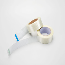 Glass grid fiber tape hanging plate strip veneer tape Carton printing hanging slat fiber tape cross