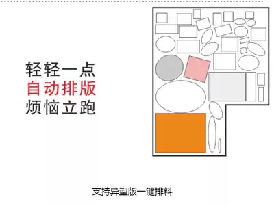 Automatic typesetting software Wentai engraving Carved material row hole graphic text spelling material saving lettering imposition plug-in