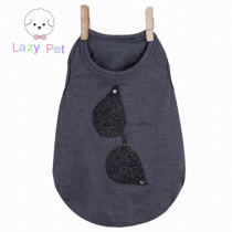 Lazy Pet dog louisdog dog glasses sunglasses cotton cotton vest T-shirt spot