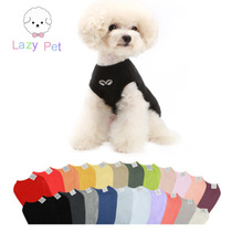 Lazy Pet Korea PA cat dog Pet candy color embroidered angel wings cotton small cotton vest