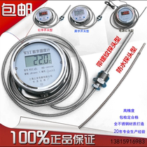 Digital display bimetallic thermometer WST DTM491 digital high-precision corrosion-resistant waterproof probe remote transmission industrial table