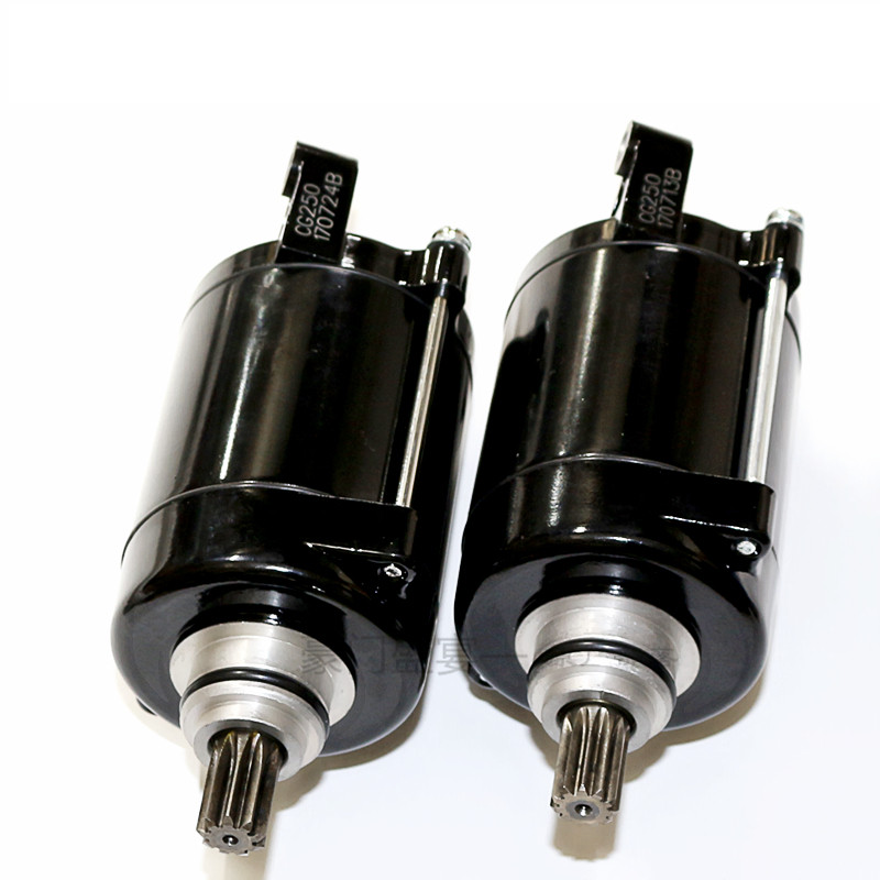 Three-wheeled locomotive accessories Zongshen tsunami SB250 Start motor 9 11 Teeth Motor Defence 300 Water cooling