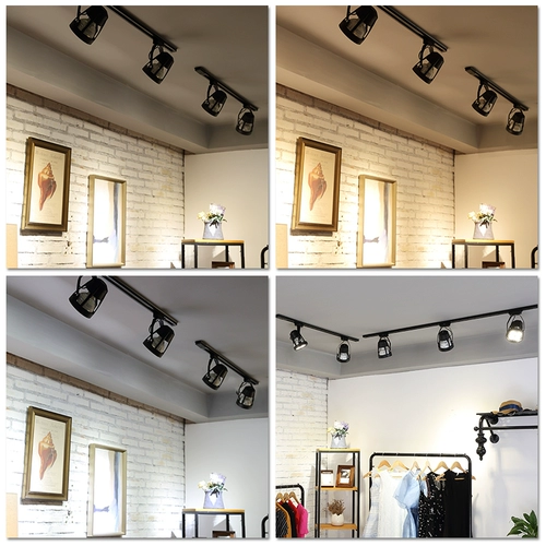 Светодиодный светильник с рельсами, лампочка для коммерческого использования, с винтовым цоколем