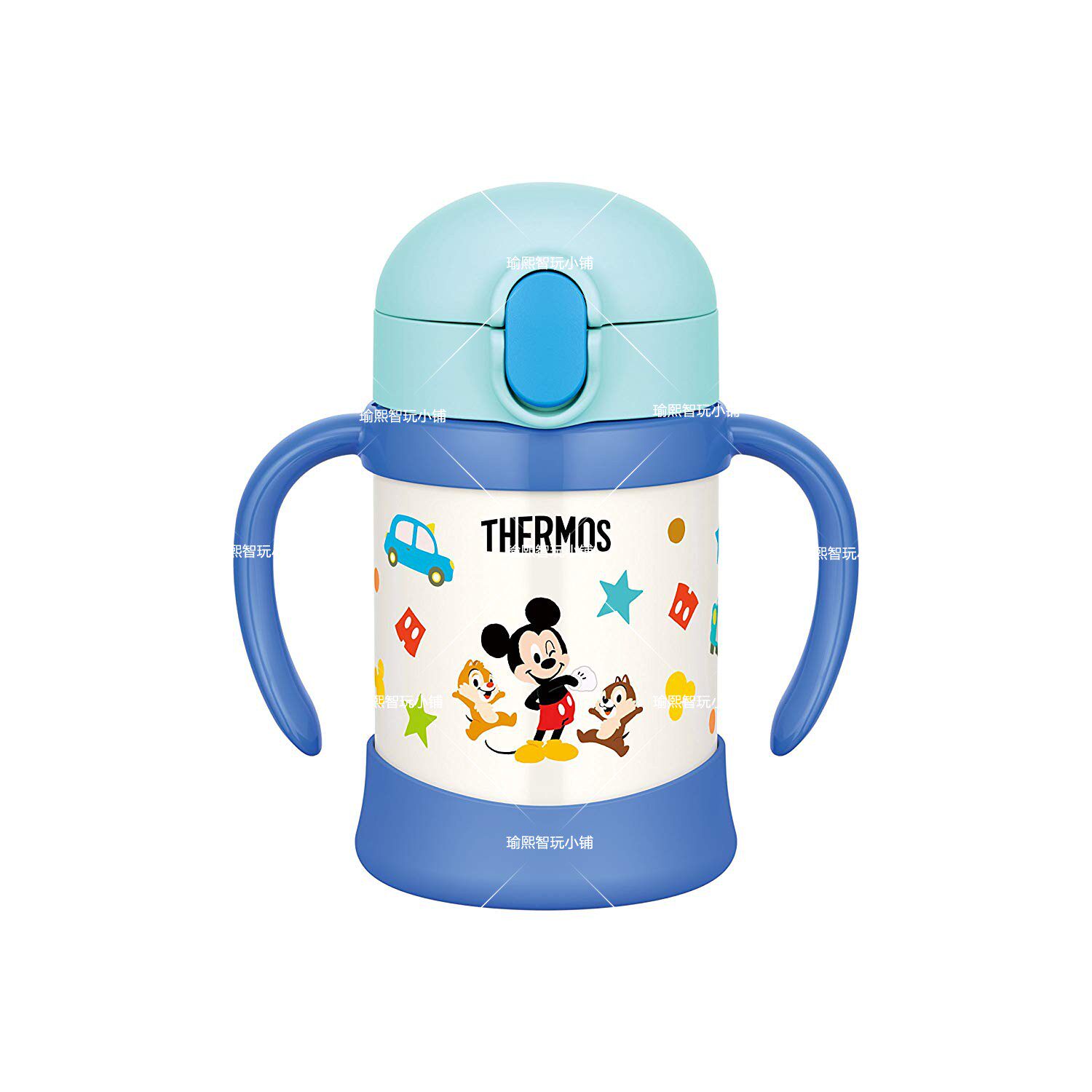 Japan Thermos on board with children's double ear straws insulated cup FHV-250B