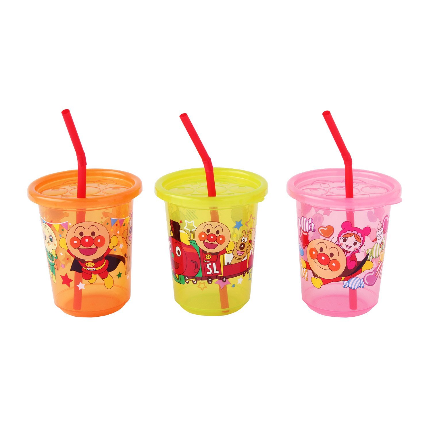 Spot Japanese bread Superman Baby Straw Cup Children Drink Juice Yogurt Cups 3 4 clothes