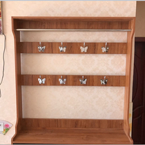 With ultra-thin dump shoe cabinet hanger rack size 50-100 long entrance foyer cabinet combination coat rack