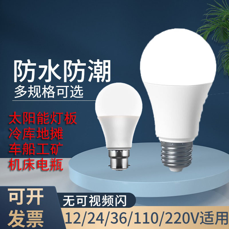 12V Led Light 24V E27 Low Voltage Bulb 36V 110V Super Bright B22 Ac/Dc Battery Solar Special