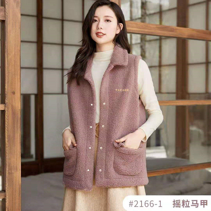 She is incandescent with a velvety casual blouse Australian grain suede thickened Korean version of the autumn winter horse chia loose 100 lap jacket 2166