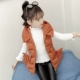 Áo trẻ em cotton dày mặc mùa đông Cô gái Hàn Quốc mùa thu đông quần áo trẻ em cao cấp