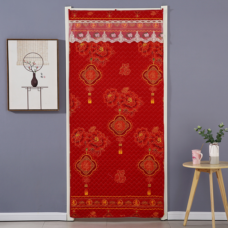 Winter Cotton Door Curtain, Thickened for Home Use, Air Conditioning Insulation, Windproof, Partition Curtain, Heat Insulation, Cold Protection, with Velcro Winter Cotton Door Curtain, Thickened for Home Use, Air Conditioning Insulation, Windproof, Partition Curtain, Heat Insulation, Cold Protection, with Velcro