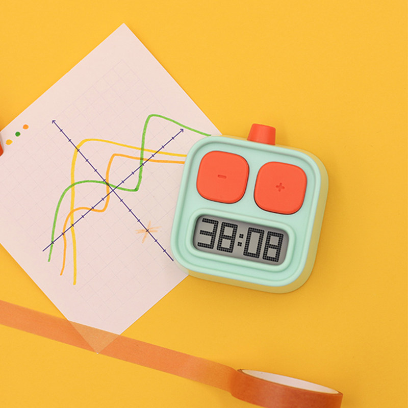 MUID Robot Timer Children Cartoon Learning To Make Inscriptions to Study Time Management Network Red Stopwatch Converse-Taobao