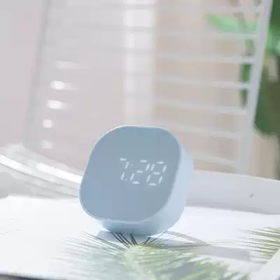 Random square alarm clock mini home sports timer clock multi-function luminous electronic mute student dormitory