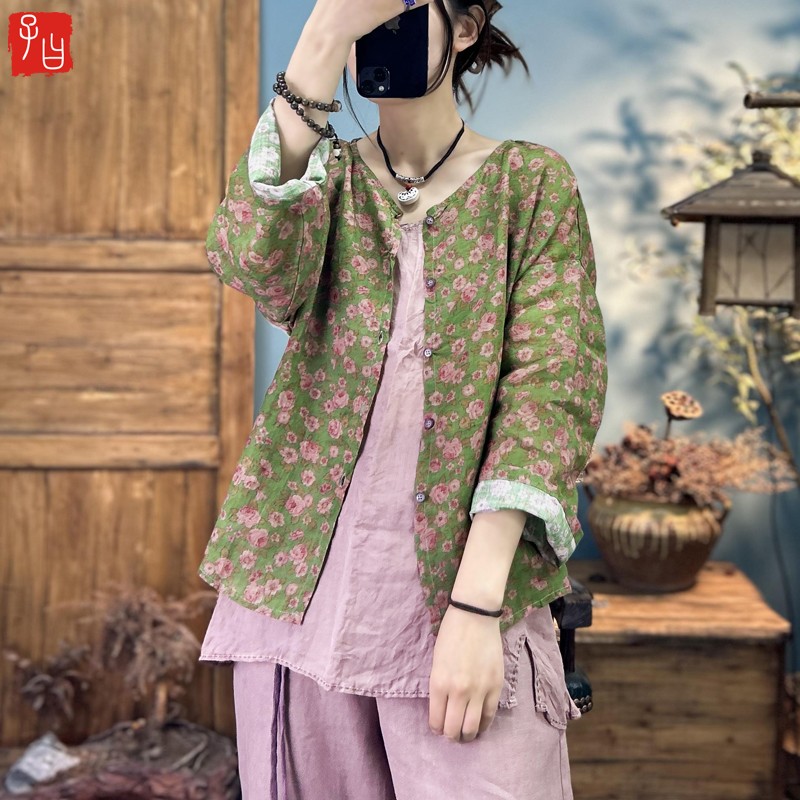 拾梦 新中式棉麻女装
