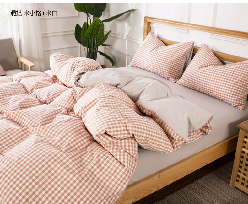 Kiểu Nhật bông chăn bông bông rửa một mảnh hỗn hợp tùy chỉnh và kết hợp custom-made chăn 200x230 đơn hoặc đôi sinh viên - Quilt Covers chăn ga gối everon 2020