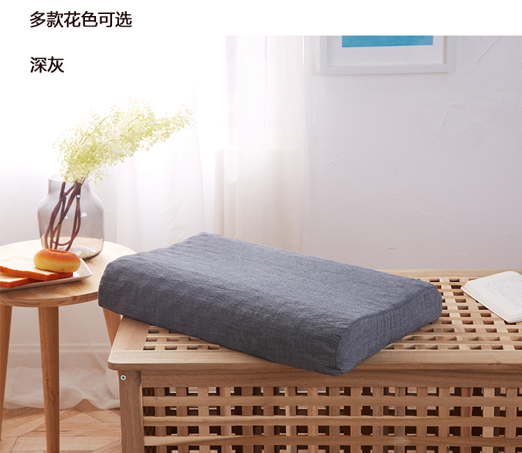 Mùa hè bông rửa bông Thái latex gối cotton 60x40 bộ nhớ pillowcase 50x30 pillowcase tùy chỉnh