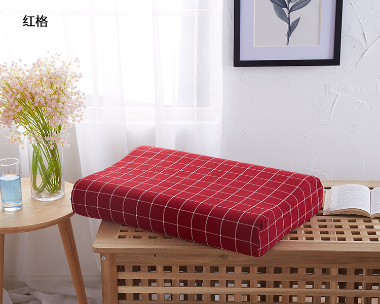 Mùa hè bông rửa bông Thái latex gối cotton 60x40 bộ nhớ pillowcase 50x30 pillowcase tùy chỉnh