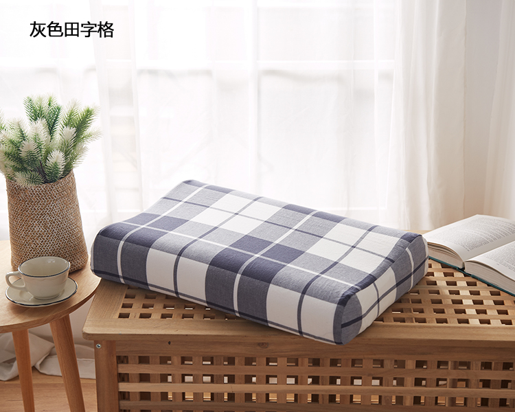 Mùa hè bông rửa bông Thái latex gối cotton 60x40 bộ nhớ pillowcase 50x30 pillowcase tùy chỉnh