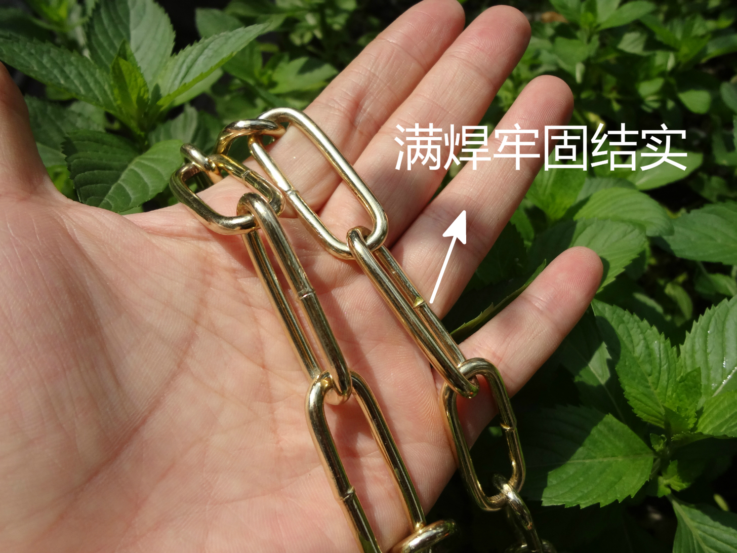 Golden 3 5MM iron chain strip gold plated color lamp chain golden decoration iron ring chain clothing display chain super good