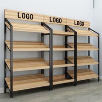 Shelf rack display cabinet slope display makeup fruit mall gift shoe shop wine cabinet snack rack