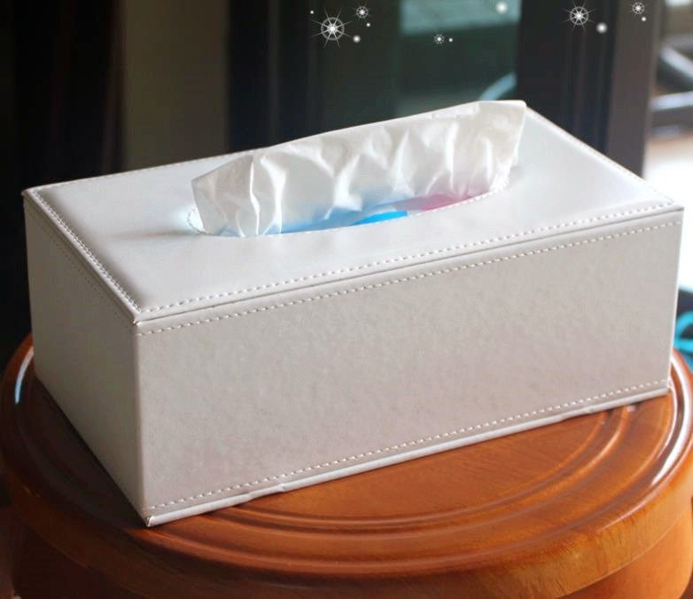 PAPER BOX BEDSIDE BEDSIDE CAR TOWELS BOX LEATHER PAPER TOWELS TOILET TABLE WHITE TISSUE BOX HAND SMOKE TOILET PAPER BOX