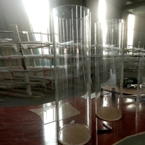 Custom 20m cut 10mm Back cover plastic tube Bucket High Transparent Acrylic Display Case Cylindrical Hollow