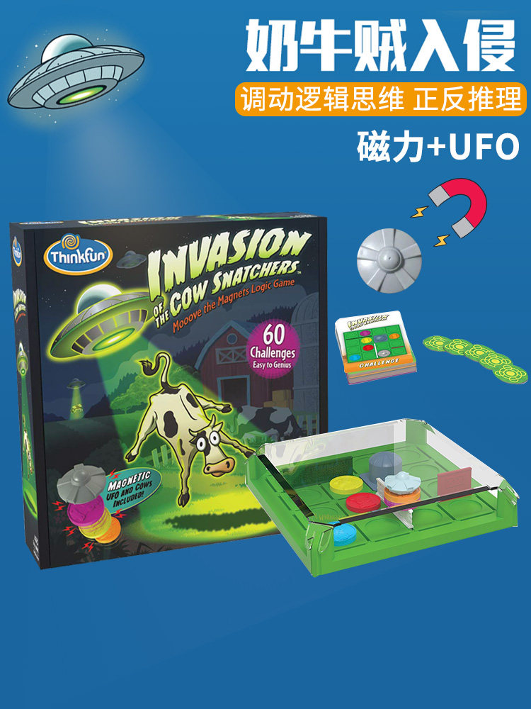 Thinkmun Dairy Cow Thief Hacked Magnetic Labyrinth Table Tours Logical Thinking Training Toys Puzzle Parenting game 4 