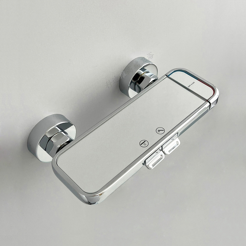 German Silver Shower Mixer Hot and Cold Water Valve Shower Set Bathroom Shower All-Copper Bathtub Faucet with Storage Platform German Silver Shower Mixer Hot and Cold Water Valve Shower Set Bathroom Shower All-Copper Bathtub Faucet with Storage Platform
