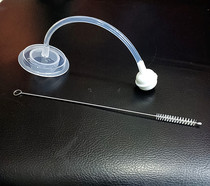 Hasbro wide mouth two-color automatic Straw set bottle straw H3020 3