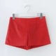 Phiên bản mới của Hàn Quốc của quần short len ​​kích thước lớn Các mẫu mùa thu đông của phụ nữ mỏng và mỏng, phần dưới của đôi bốt thẳng, thủy triều, mùa đông dày quần legging lót lông