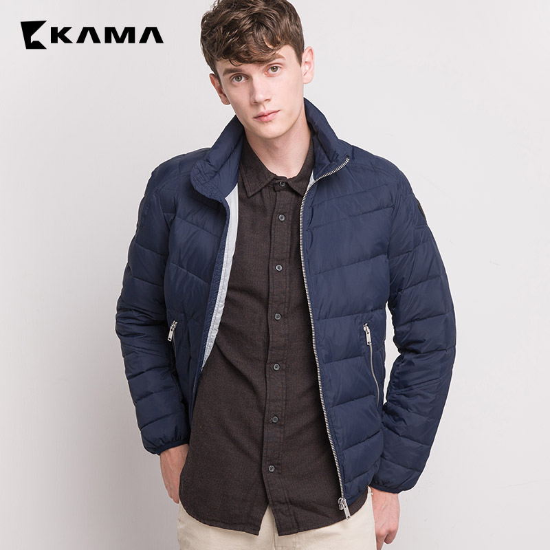 KAMA 卡玛 加厚男式羽绒服 天猫优惠券折后￥99包邮（￥249-150）3色可选 M码含绒量190g