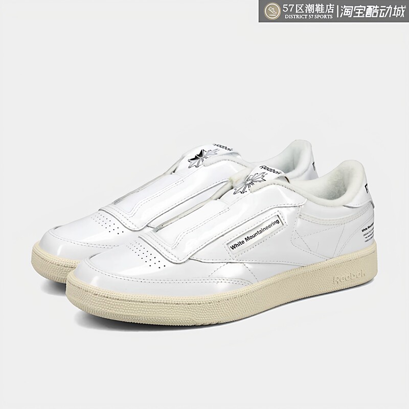 Reebok X White Mountaineering Club C 85 Joint Fashion Sports and Leisure Sneakers