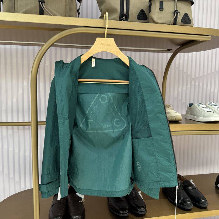 威家男士绿色微弹夹克，春季潮流新宠 👕🌿-风衣-淘宝好物网