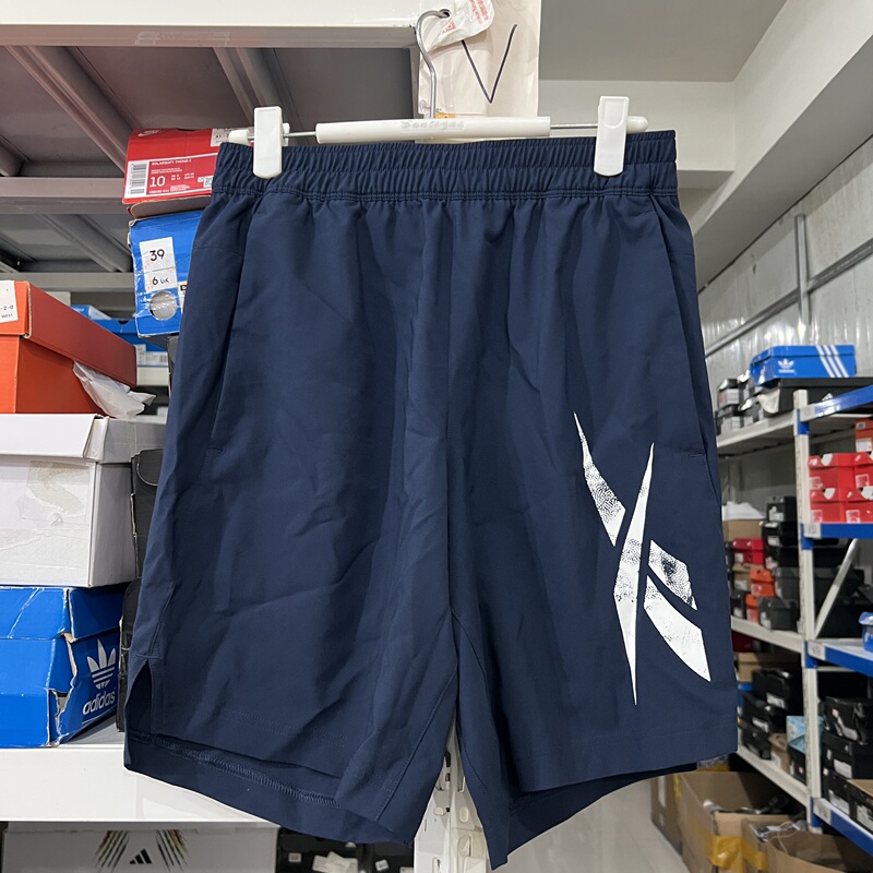 Reebok Men's and Women's Summer Classic Retro Comfortable Breathable Sports Casual Woven Shorts Gn5318