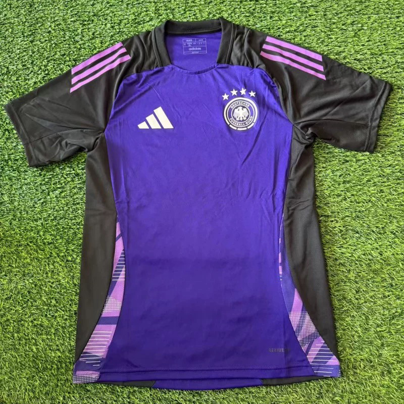 Vange正品阿迪达斯2024欧洲杯德国比赛训练运动短袖球衣IP8245