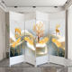 Chinese screen partition wall modern simple living room bedroom