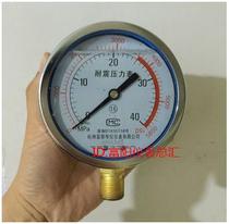 Oil pressure gauge Hydraulic gauge Seismic pressure gauge YN-100YN100 seismic pressure gauge 40MPA Fuyang Hua instrument