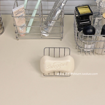 Soap rack stainless steel drain hole-free bathroom sink grid storage rack mobile phone holder home installation-free