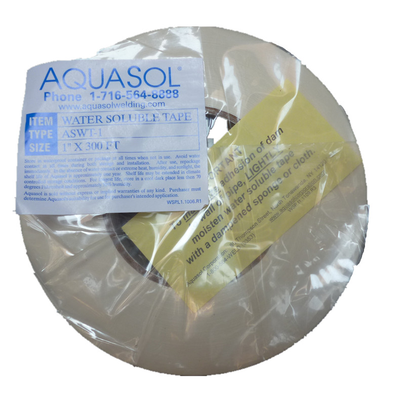 进口 水溶胶带 立可溶 AQUASOL 管道氩弧焊接 配 水溶纸 ASWT-1-2