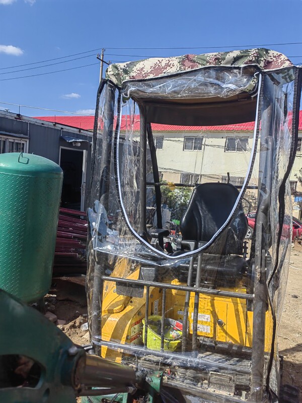 Mini Excavator Canopy, Mini Excavator Warm Shelter, Mini Excavator Cover, Windproof and Rainproof Curtain, Mini Excavator Tent