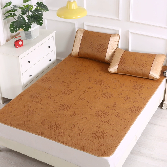 Trường học hè bunk mat 0,9m giường đơn 1m 1m gấp mây mat sinh viên ký túc xá thảm rơm - Thảm mùa hè