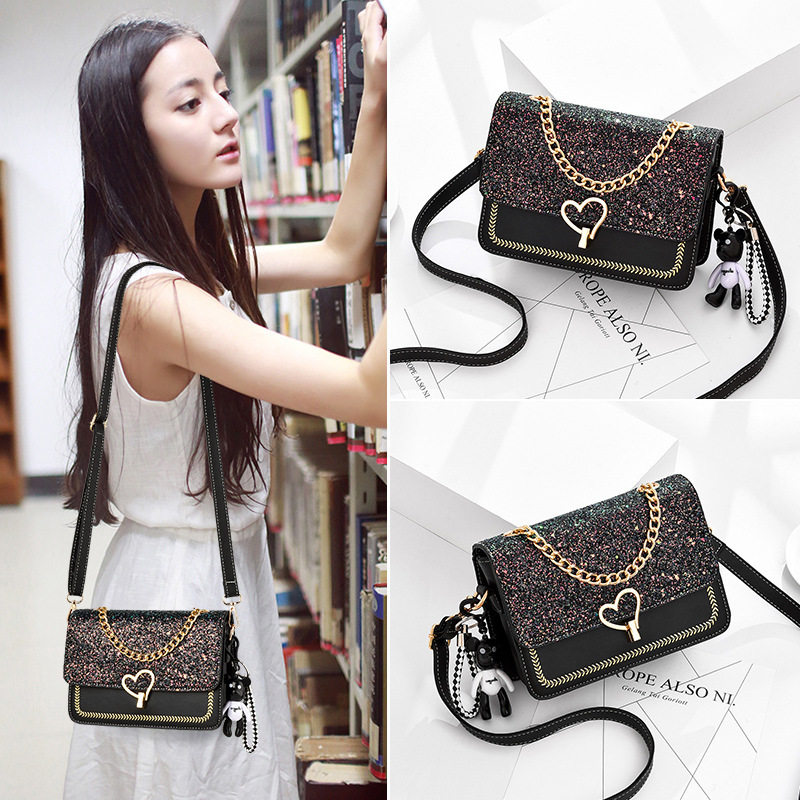 Shanghai Spot Warehouse Qingpu District Outlet Store Discount Official Website Fashion Love One Shoulder Messenger Casual Bag Women