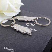 Manufacturer Thermal Pin New Glossy Finish Sailing Without Fade Metal Zinc Alloy Key Buckle Can Be Added Print Logo Spot Supply