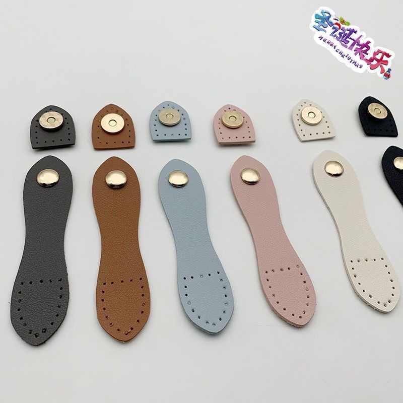 Magnetic Buckle Shell Transparent Fabric Strip Round Ring Bag Handmade Round DIY Woven Handbag Accessories Hidden Buckle Magnetic Buckle Shell Transparent Fabric Strip Round Ring Bag Handmade Round DIY Woven Handbag Accessories Hidden Buckle